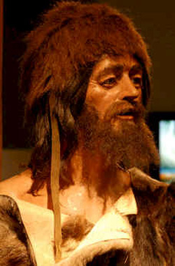 Reconstruction of the iceman - Ötzi